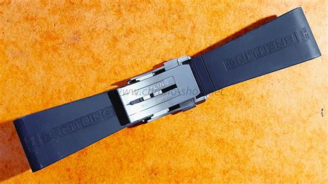 qualité bracelet caoutchouc breitling